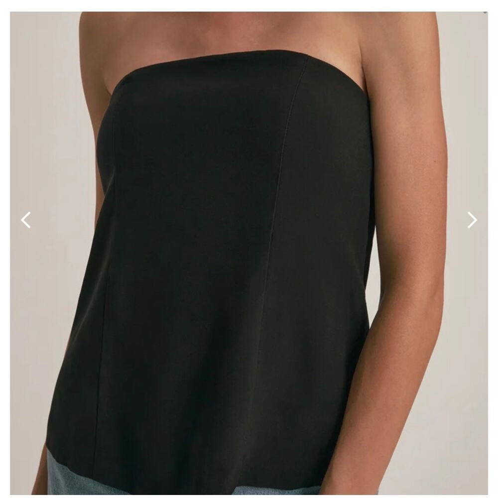 New Favorite Daughter The Olivia Black Bustier Top S - Picture 2 of 6